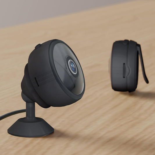 Mini Security Camera 1080P HD, Night Vision, Motion Detection, Magnetic Mount, 120° Wide-Angle, WiFi & Hotspot, Portable Indoor Home Surveillance Cam, Wearable Body/Chest Camera – 256GB Support