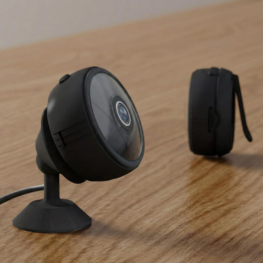 Mini 1080P HD Security Camera, Night Vision, Motion Detection, Magnetic Mount, 120° Wide-Angle WiFi/Hotspot Mini Cam, Portable Indoor Surveillance & Wearable Body Camera, 256GB Support